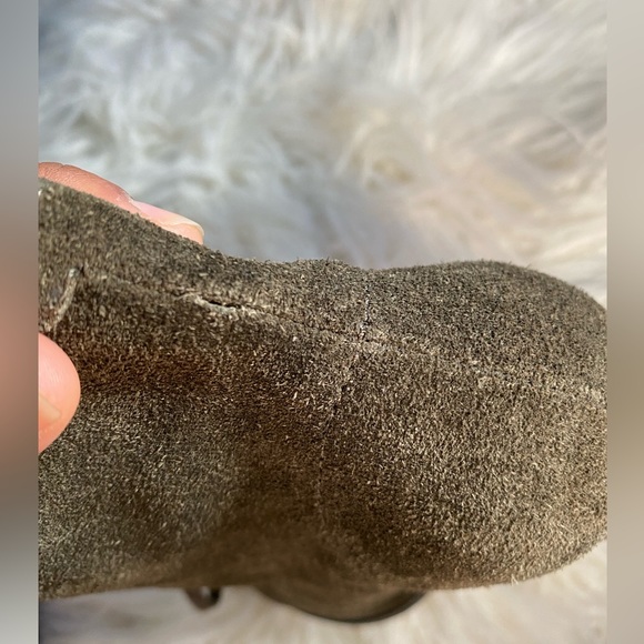 Clarks Suede Lace-Up Ankle Boots - Picture 6 of 10